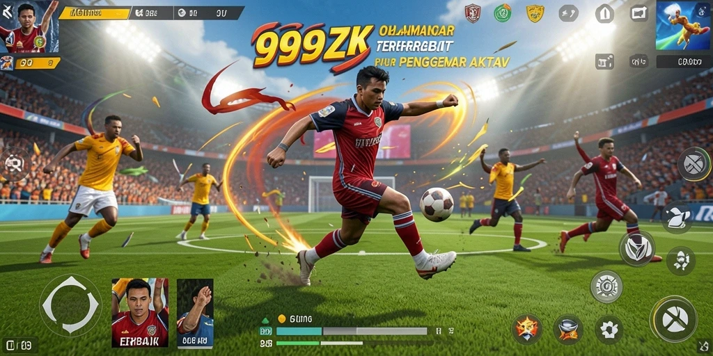 Tampilan gameplay menarik dari 999ZK yang memikat para pemain olahraga.