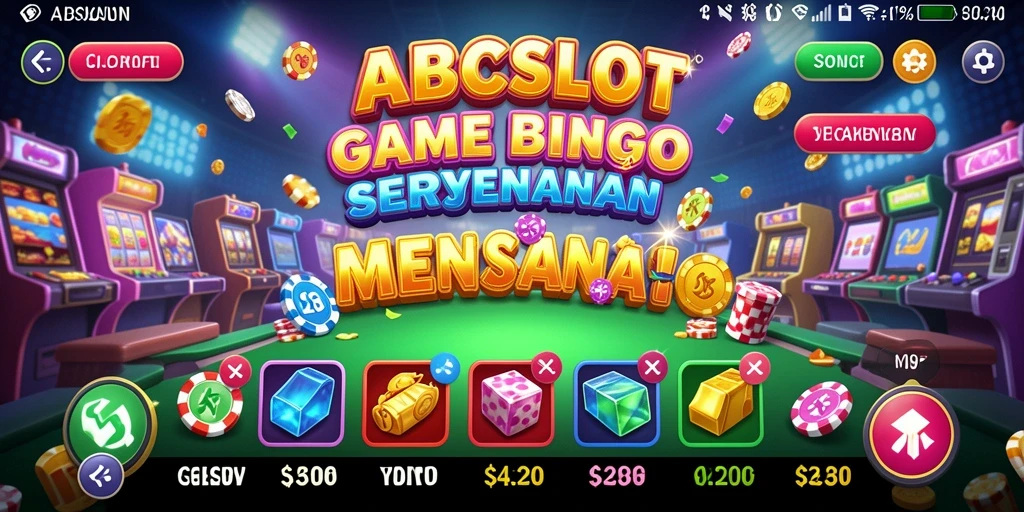 Tampilan gameplay Bingo yang seru di ABCSLOT.