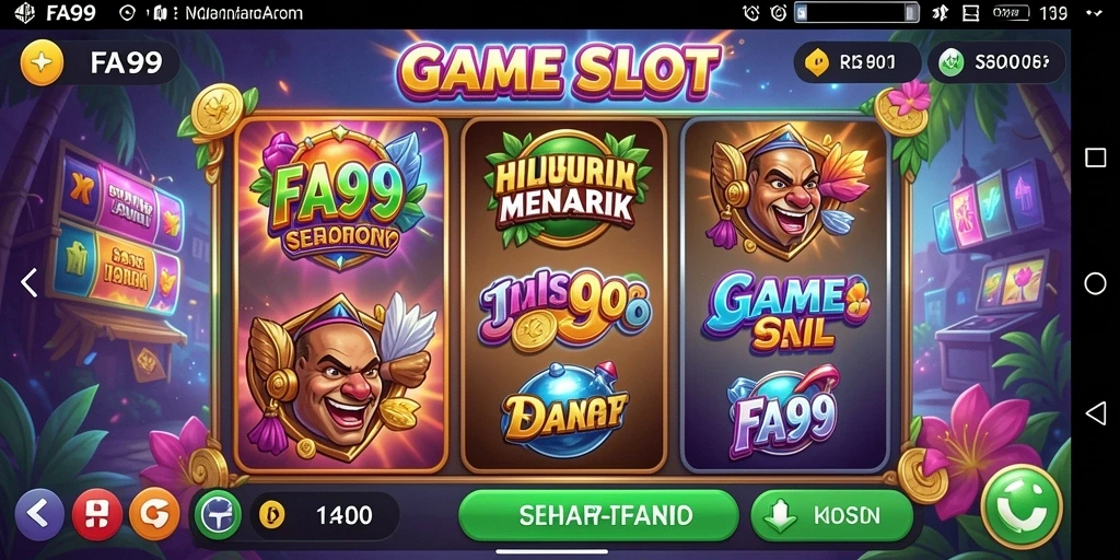 Tampilan gameplay seru penuh warna dari FA99.