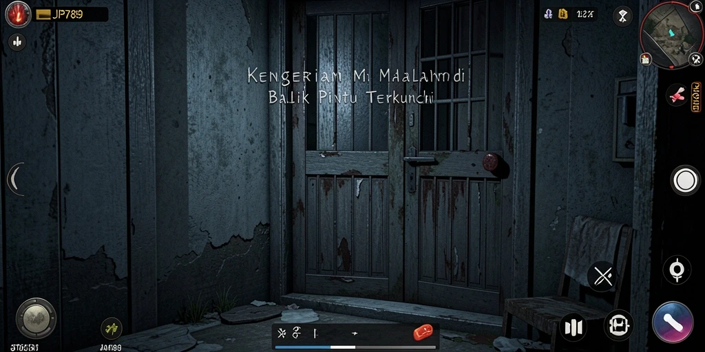 Tampilan menyeramkan gameplay JP6789 dengan kegelapan yang menakutkan.