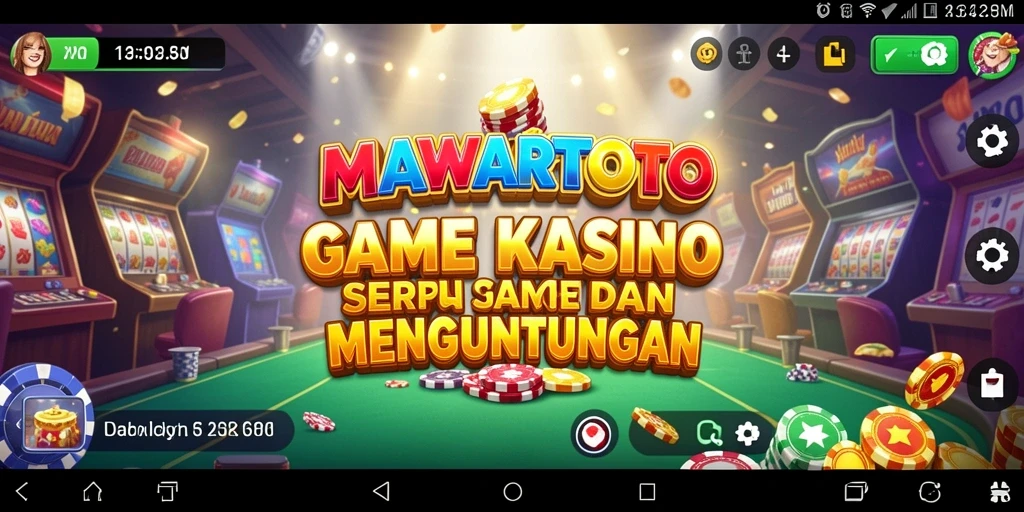 Screenshot gameplay seru dari MAWARTOTO, menunjukkan para pemain menikmati permainan Kasino.