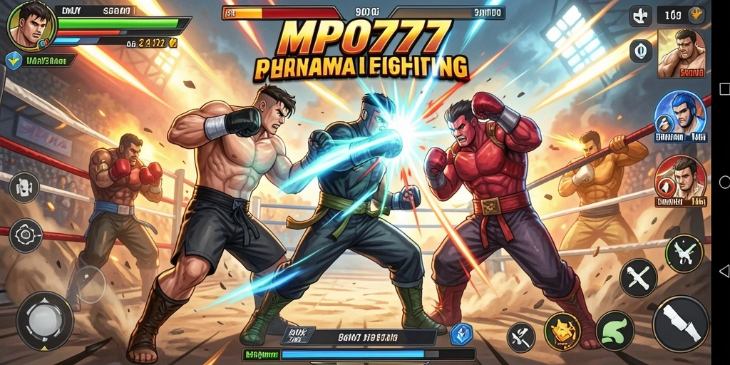 Tangkapan layar gameplay MPO777 yang menampilkan aksi pertarungan yang seru.