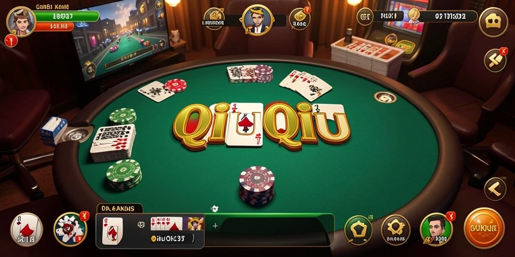 Gameplay menarik dan seru dari OKJK QiuQiu.