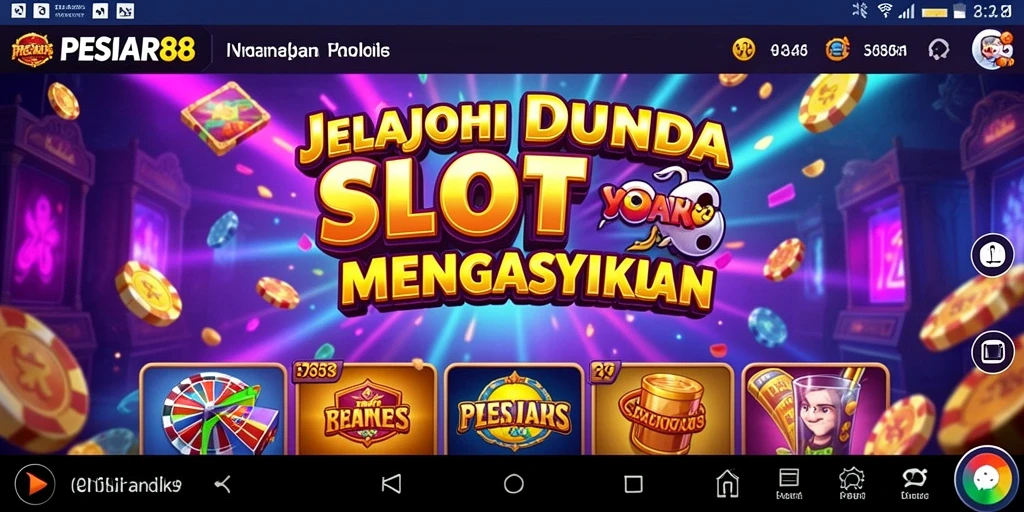 Gameplay PESIAR88 yang seru dan penuh warna.