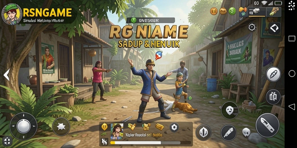 Tampilan menarik gameplay RSNGAME dengan simulasi yang mendalam.