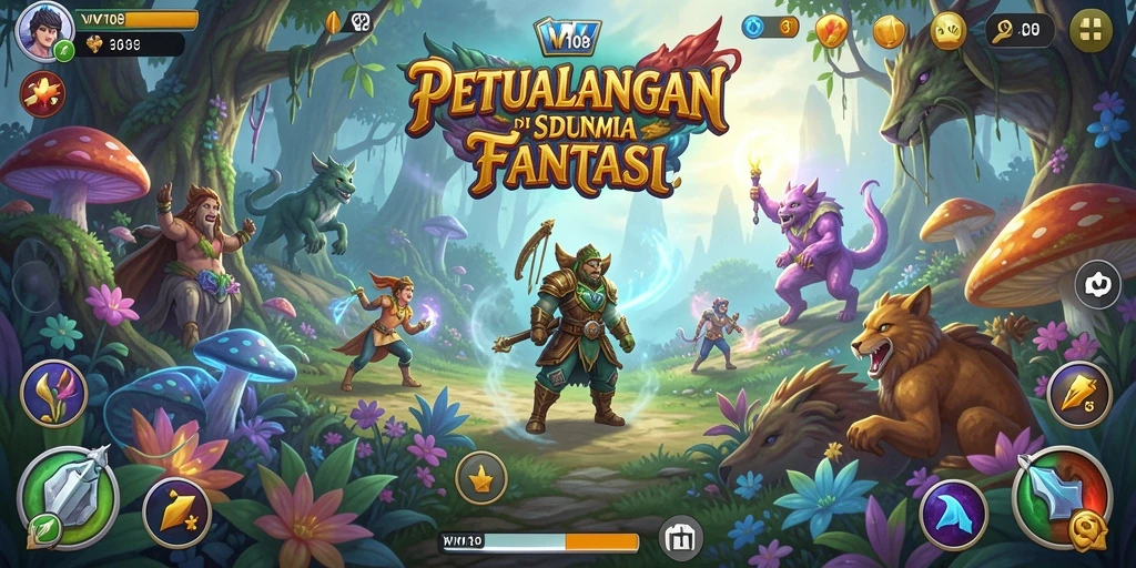 Tampilan gameplay VW108 yang menarik dalam dunia petualangan yang menakjubkan.