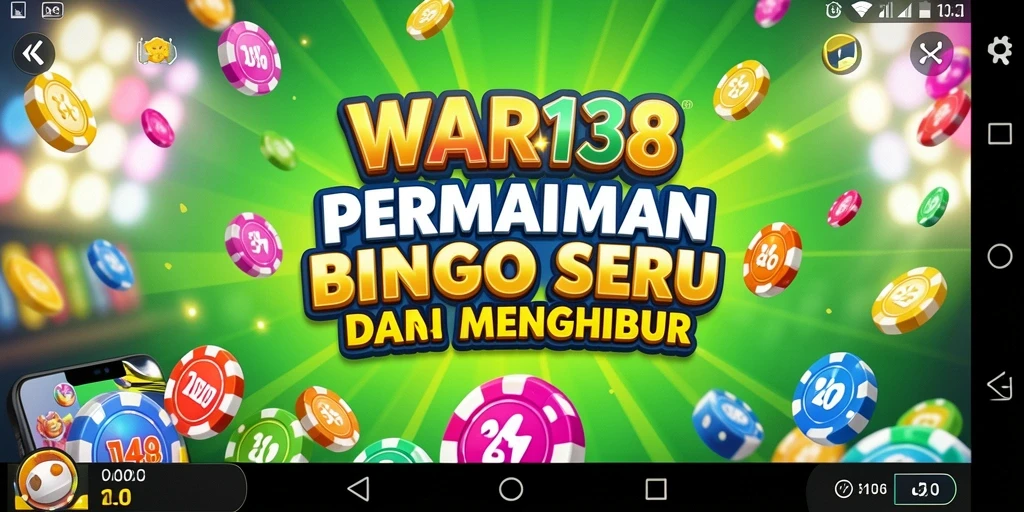 Gameplay seru Bingo di WAR138 saat dimainkan dengan teman-teman.