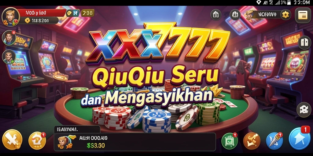 Tampilan gameplay QiuQiu yang seru dan menarik di XXX777.
